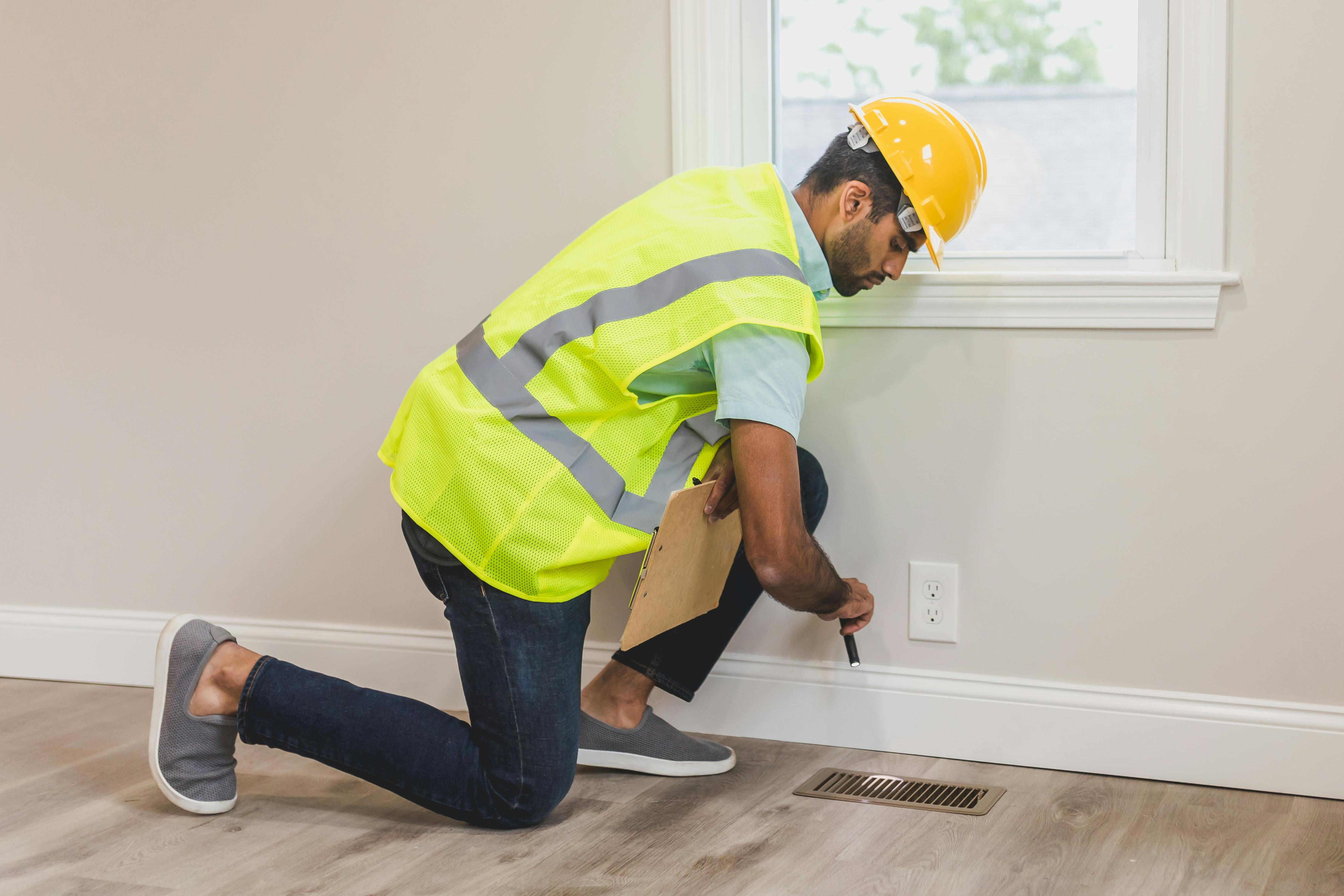 Residential vent check supporting the HVAC process page